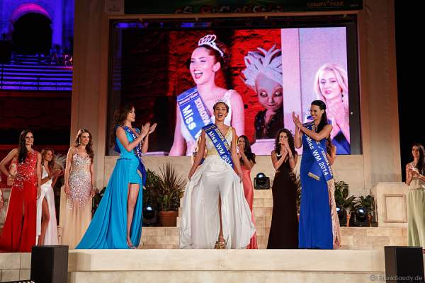 Daniela Ocoro Mejia gewinnt Miss WM 2014 Wahl im Europa-Park Rust