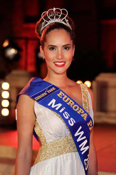 Daniela Ocoro Mejia gewinnt Miss WM 2014 Wahl im Europa-Park Rust