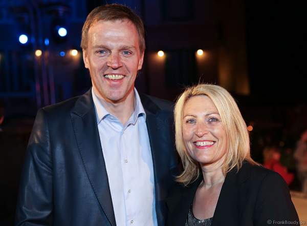 Martin Heuberger und Ehefrau Beate Heuberger bei der Miss WM 2014 Wahl