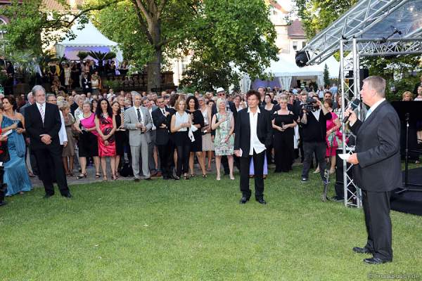Dieter Wedel bei der Eröffnungsrede der Nibelungen-Festspielen 2014