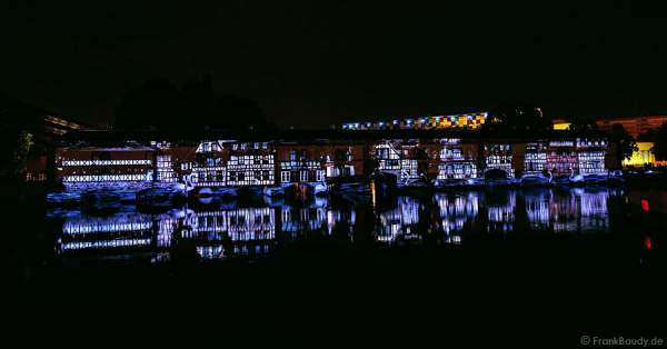Wasser- und Lichtspiele beim Sommerfestival 2014 in Straßburg