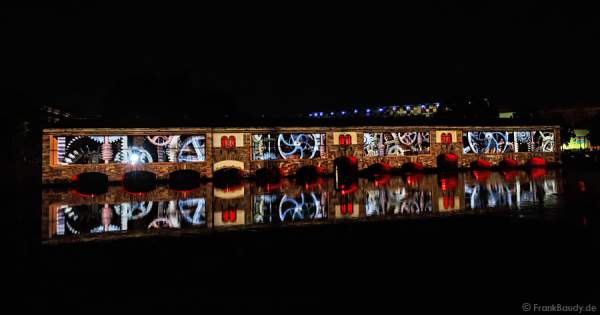 Wasser- und Lichtspiele beim Sommerfestival 2014 in Straßburg