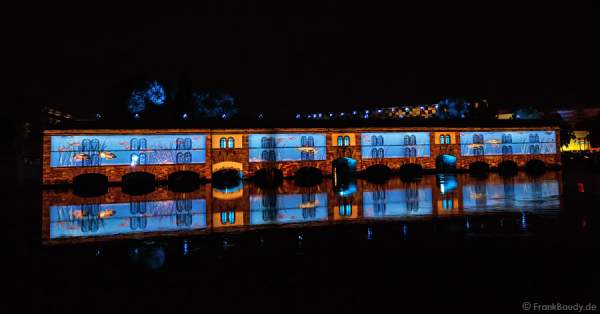 Wasser- und Lichtspiele beim Sommerfestival 2014 in Straßburg