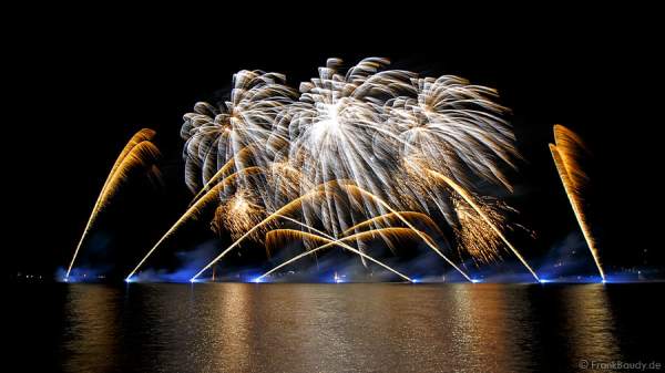 Seefeuerwerk am Lac de Gérardmer
