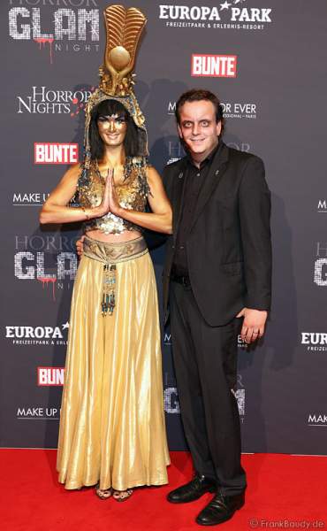 Michael Mack und Frau Miriam Mack bei der Horror Glam Night 2014 im Europa-Park