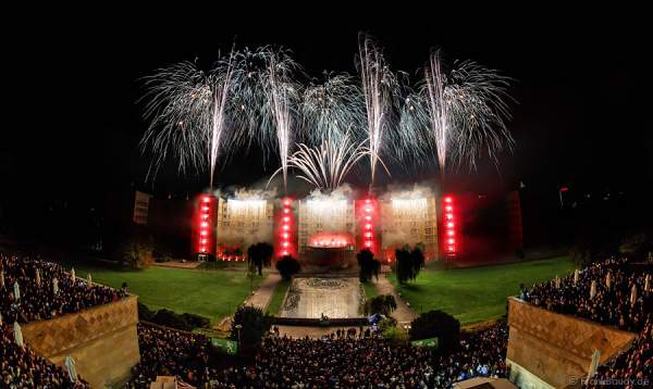 Feuerwerk zum 100-jährigen Jubiläum der Goethe-Universität