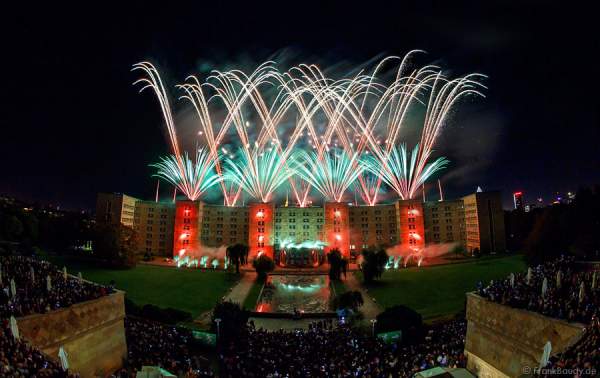 Feuerwerk zum 100-jährigen Jubiläum der Goethe-Universität