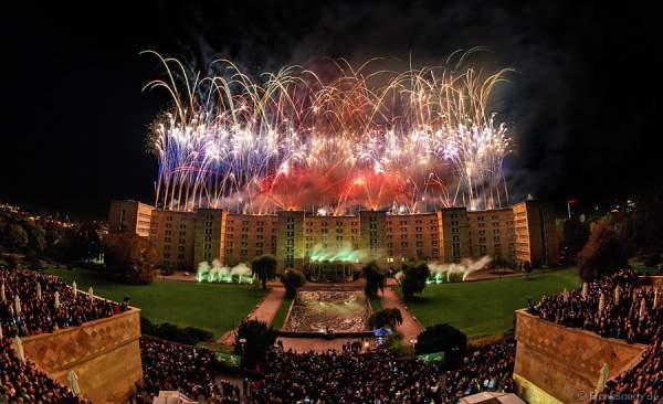 Feuerwerk zum 100-jährigen Jubiläum der Goethe-Universität