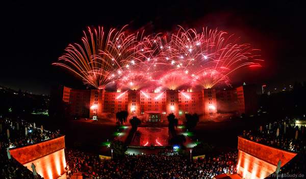 Feuerwerk zum 100-jährigen Jubiläum der Goethe-Universität