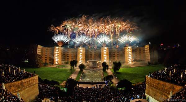 Feuerwerk zum 100-jährigen Jubiläum der Goethe-Universität