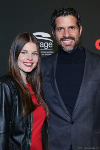 Schauspieler Pasquale Aleardi mit seiner Freundin Petra