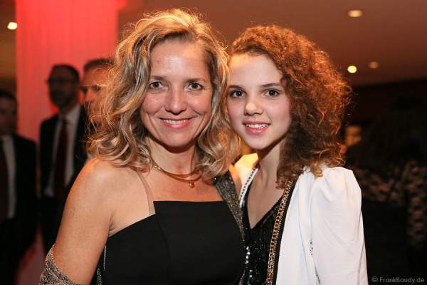 Herzogin Iris Caren von Württemberg mit Tochter Sylvie