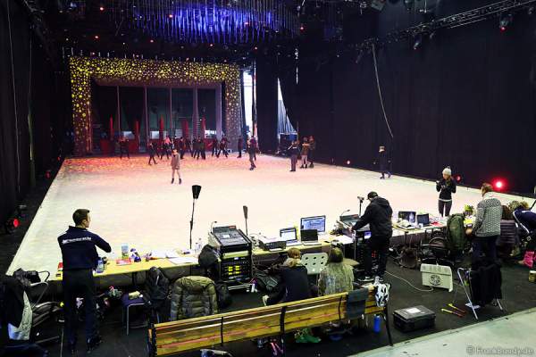 Das PASSION-Ensemble von Holiday on Ice bei den Proben