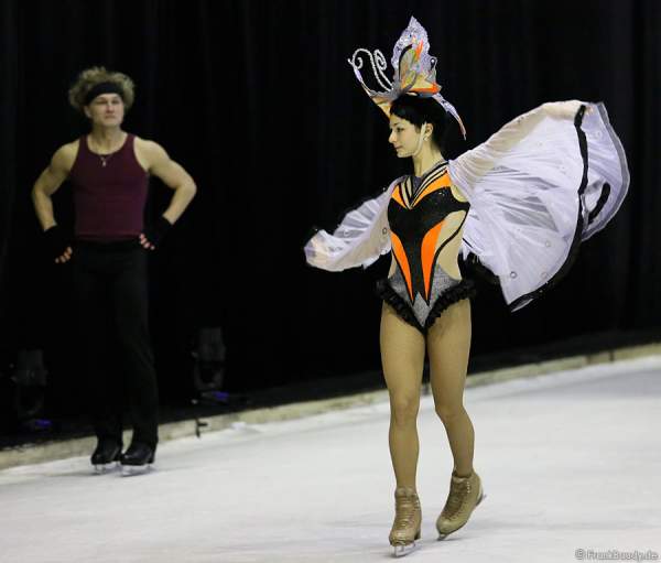 Erste Proben mit Kostüm für PASSION von Holiday on Ice