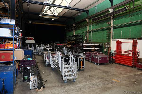 Lagerhalle von Holiday on Ice