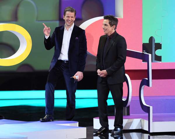 Markus Lanz und Ben Stiller