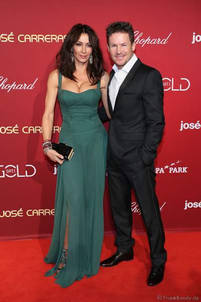 Felix Baumgärtner und Mihaela Radulescu (Micaela Schwarzenberger) bei der Carreras Gala am 18.12.2014 im Europa-Park in Rust