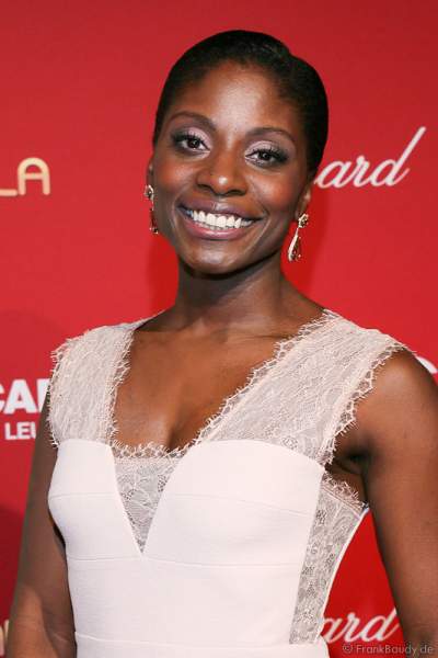 Nikeata Thompson bei der Carreras Gala am 18.12.2014 im Europa-Park in Rust