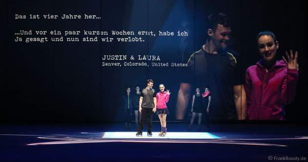 Justin Gaumond und Laura Doty bei Holiday on Ice PASSION