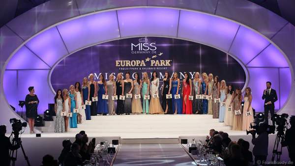 Die 24 Teilnehmerinnen: Miss Baden-Württemberg 2015 - Céline Willers, Miss Berlin 2015 - Klaudia Kojouharova, Miss Bremen 2015 - Denise Diek, Miss Hessen 2015 - Mareike Kiel, Miss Mecklenburg-Vorpommern 2015 - Aileen Tetzlaff, Miss Niedersachsen 2015 - Charlotte Kramer, Miss Nordrhein-Westfalen 2015 - Carmen Mercedes Kroll, Miss Pearl.tv 2015 - Olga Hoffmann, Miss Photogenic 2015 - Laura Schulzik, Miss Sachsen 2015 - Josephin Frenzel, Miss Süddeutschland 2015 - Elena Kilb, Miss Thüringen 2015 - Doreen Gräßler, Miss Bayern 2015 - Julia Kraml, Miss Brandenburg 2015 - Lisa Wargulski, Miss Hamburg 2015 -  Cheyenna Mangelsen, Miss Internet 2015 - Nicola Koska, Miss Mitteldeutschland 2015 - Jasmin Gumpl, Miss Norddeutschland 2015 - Luana Rodriguez, Miss Ostdeutschland 2015 - Charlotte Kuhn, Miss Rheinland-Pfalz 2015 - Johanna Orthey, Miss Saarland 2015 - Selina Metzger, Miss Schleswig-Holstein 2015 - Lynn Schlüter, Miss Südwestdeutschland 2015 - Sandra Kohns, Miss Westdeutschland 2015 - Katharina Laible beim Miss Germany 2015 Finale im Europa-Park