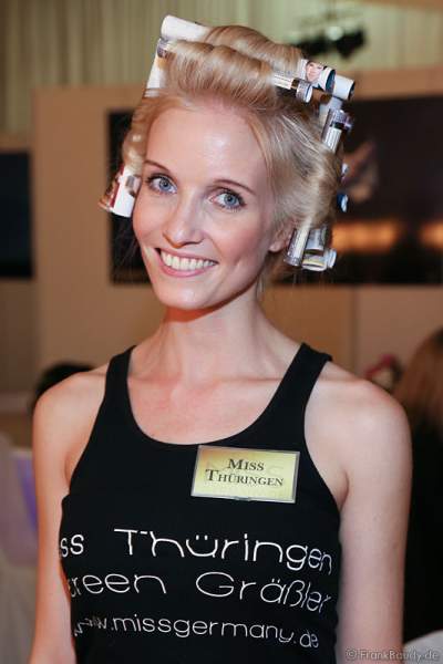 Doreen Gräßler, Miss Thüringen 2015, Backstage beim Miss Germany 2015 Finale