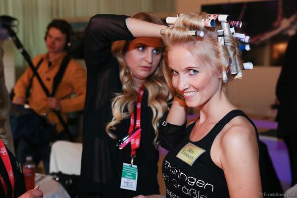 Doreen Gräßler, Miss Thüringen 2015, Backstage beim Miss Germany 2015 Finale