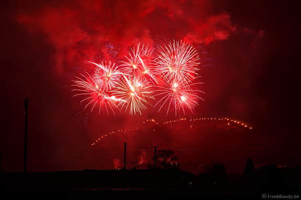 Feuerwerk Sonnwendfeier Oensingen 2015
