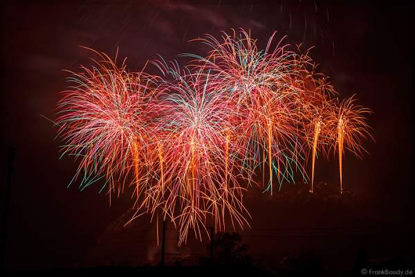 Feuerwerk Sonnwendfeier Oensingen 2015