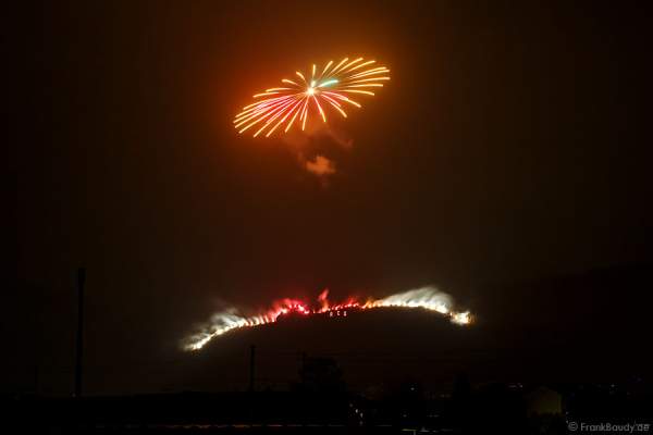 Feuerwerk Sonnwendfeier Oensingen 2015