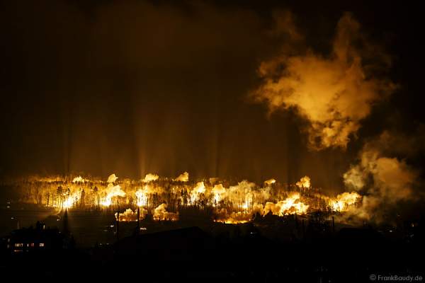 Eröffnung Feuerwerk Sonnwendfeier Oensingen 2015