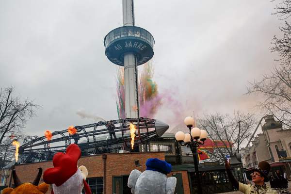 Einweihung des neugestalteten Euro-Tower im Französischen Themenbereich