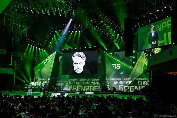 Gedenkworte von Marek Lieberberg für Jochen Hülder, Manager von den Toten Hosen beim PRG LEA - Live Entertainment Award 2015 (LEA Award)