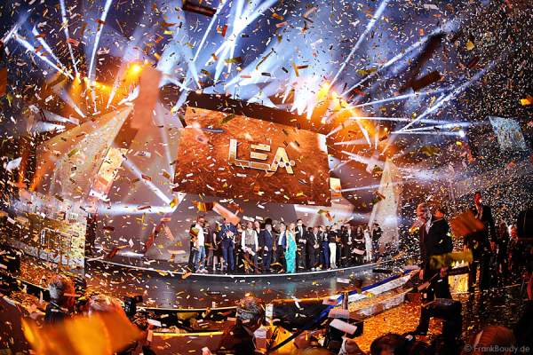Schlussapplaus beim PRG LEA - Live Entertainment Award 2015 (LEA Award)
