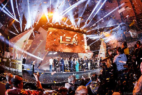 Schlussapplaus beim PRG LEA - Live Entertainment Award 2015 (LEA Award)