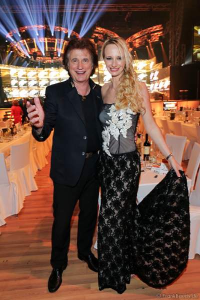 Olaf Malolepski, ex Flippers Sänger mit Tochter Pia Malolepski beim Radio Regenbogen Award 2015