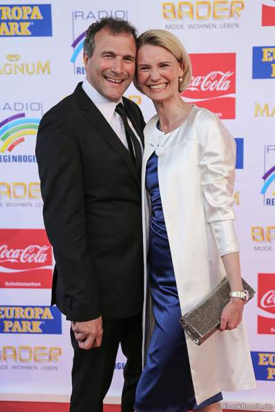 Alexander Hold und seine Frau Michaela beim Radio Regenbogen Award 2015 im Europa-Park