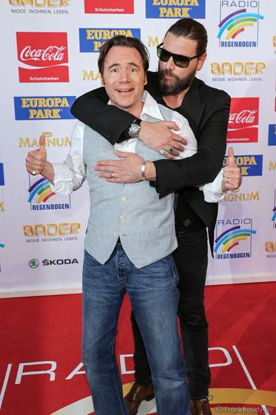 Michael „Bully“ Herbig und Rea Garvey beim Radio Regenbogen Award 2015