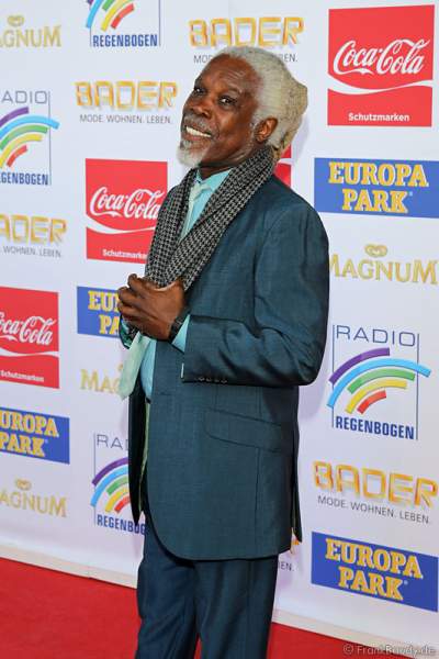 Billy Ocean auf dem roten Teppich beim Radio Regenbogen Award 2015