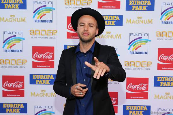 Marlon Roudette auf dem roten Teppich beim Radio Regenbogen Award 2015