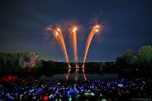 Feuerwerk bei Rhein in Flammen - Bonn 2015