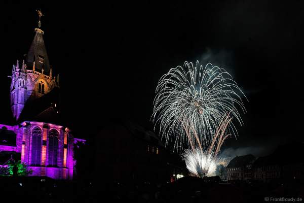 Feuerwerk in Weißenburg (Wissembourg) 2015