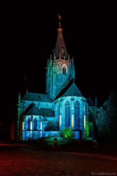 Saints-Pierre-et-Paul illuminé Wissembourg 2015