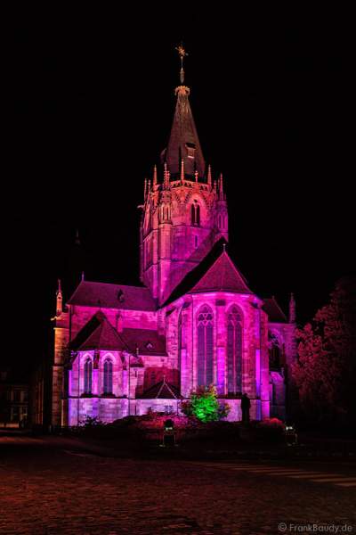 Saints-Pierre-et-Paul illuminé Wissembourg 2015