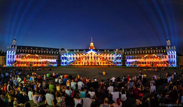 Schlosslichtspiele 300 Jahre Stadtgeburtstag Karlsruhe