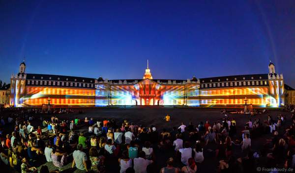Schlosslichtspiele 300 Jahre Stadtgeburtstag Karlsruhe