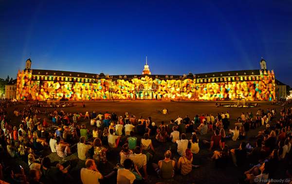 300 Fragments von Maxin10sity Schlosslichtspiele 300 Jahre Stadtgeburtstag Karlsruhe