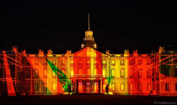 Schlosslichtspiele 300 Jahre Stadtgeburtstag Karlsruhe