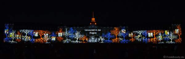 Schlosslichtspiele 300 Jahre Stadtgeburtstag Karlsruhe 2015