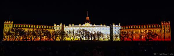 Schlosslichtspiele 300 Jahre Stadtgeburtstag Karlsruhe 2015