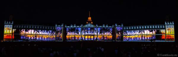 Reflexionen von Jesper Wachtmeister/Solaris Filmproduktion Schlosslichtspiele 300 Jahre Stadtgeburtstag Karlsruhe